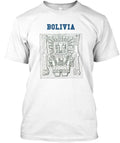 Visit Bolivia T-Shirt Made in the USA Size S to 5XL
