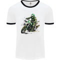 Graffiti Motorcross MotoX Motorbike Biker Mens Ringer T-Shirt