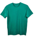 T-Shirt Blank Unisex Crew Neck Short Sleeve Cotton Kelly Green Large