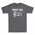 Graphic F The Funny What Cotton Note T-Shirt Musical Men's Gift Note Musical