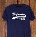 Legend Since 1986, 40th Birthday T-Shirt, Gift for 40 year old man, 40th tshirt
