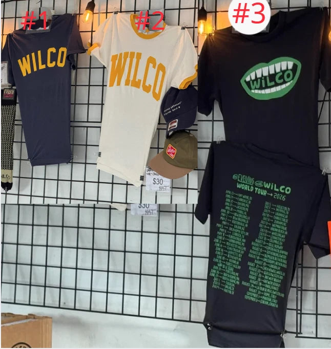 Wilco Shirt Evening With Wilco World Tour 2026 Concert Merch Reprint