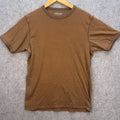 Brown Urban Pipeline Mens M Ringer Tee T-Shirt Blank UP Ultimate Y2K 90s Vintage