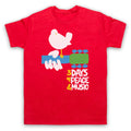 WOODSTOCK 3 DAYS OF PEACE & MUSIC UNOFFICIAL FESTIVAL MENS & WOMENS T-SHIRT
