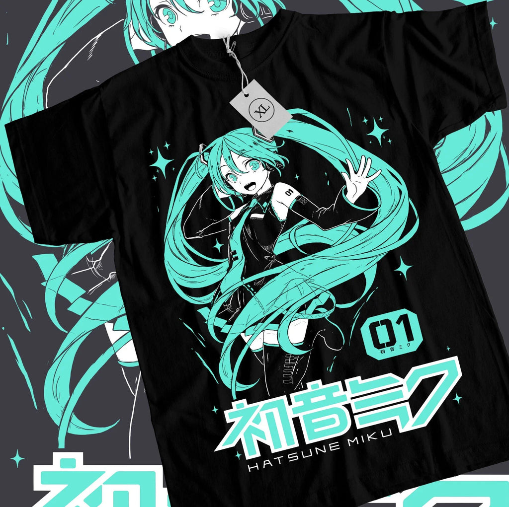 Hatsune Miku Anime Girl Kawaii Project Tee Unisex T-shirt, Sweatshirt, Hoodie (1)