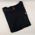 Polo Ralph Lauren Men's V-Neck T-Shirt Dark Gray Heathered Logo Size L G