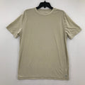 Vuori Shirt Mens Medium M Beige Truffle Strato Crew Neck Short Sleeve Tee Men