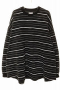 S.F.C Stripes LS Tee Black Large Creative Super Big Mix Side Stripes Used