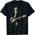 Funny Bass Face Washington School History Musician Theme T-Shirt