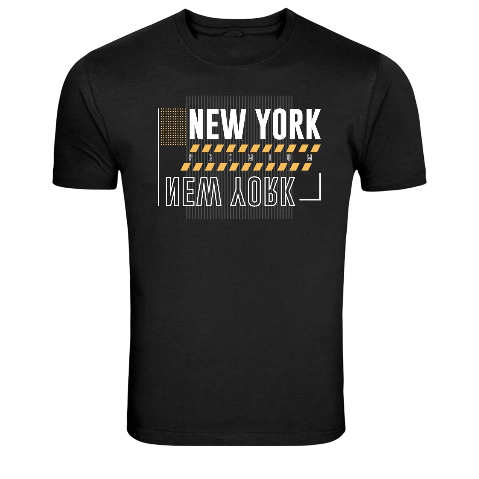 New York Premium Modern Geometric Typography Graphic T-Shirt Urban Tee