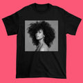 Alicia Keys Black Men Unisex Black Shirt QC98944a