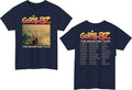 Gorillaz The Mountain Tour T-Shirt Front and Back Print, Gorillaz Band Tour Date