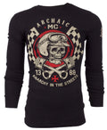 Archaic by Affliction Men's Thermal Shirt Fuel Injector Skill Biker