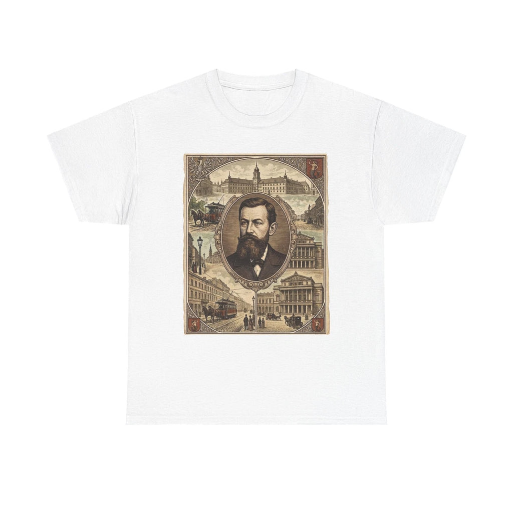 Vintage 1850s European City Portrait Shirt Ancestry Heritage Gift Graphic Tee