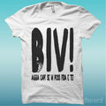 T-shirt Man Sentence Gomorra La Series " Biv ! " Gift Idea Road To Happiness