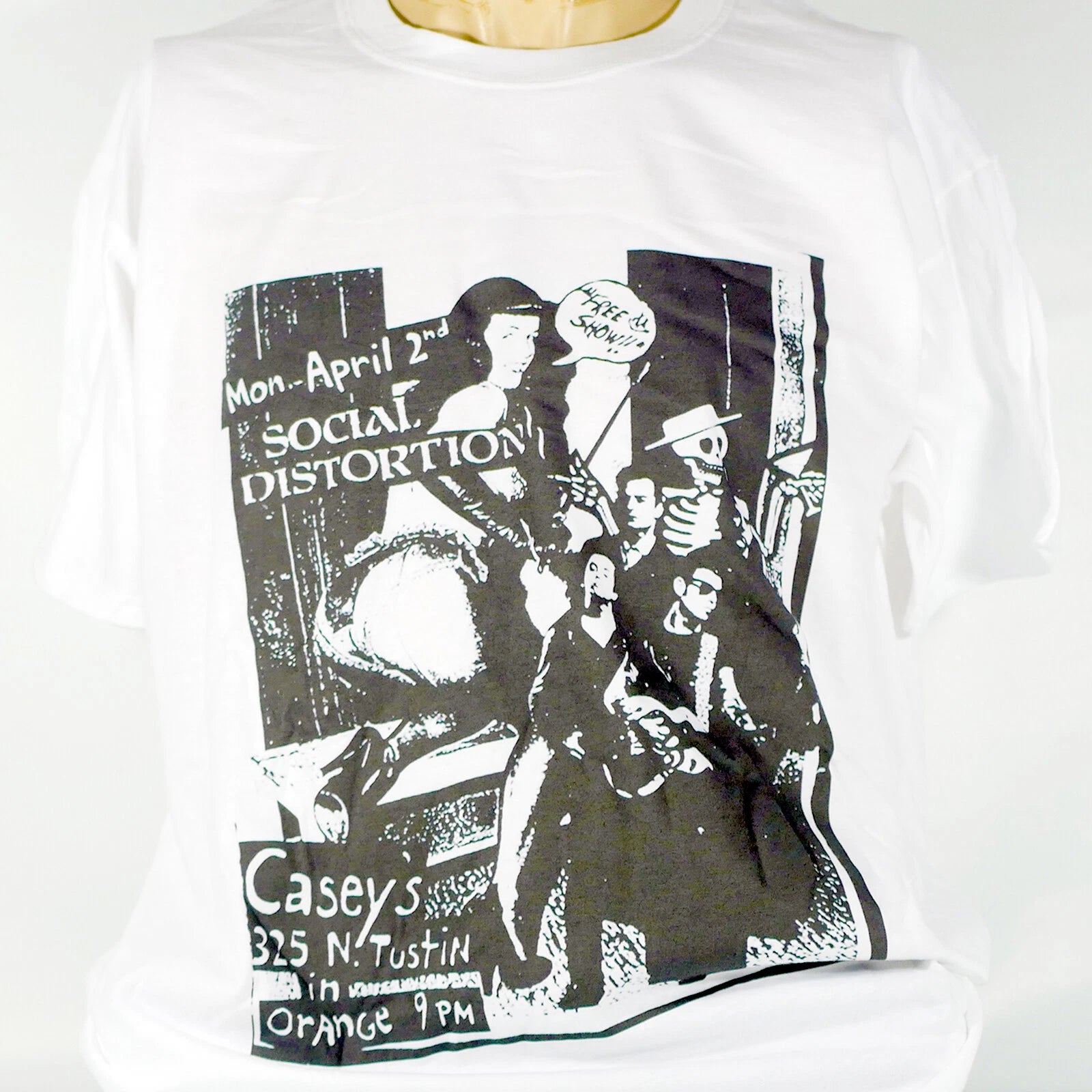 Social Distortion Hardcore Punk Rock Short Sleeve White Unisex T-shirt S-3XL
