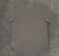 BYLT Basics Drop Cut Lux T Shirt Mens XL Gray Curved Hem Modern Casual Tee