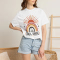 Womens Soul Shine Comfort Colors Tee Boho Retro Floral Garment Dyed S-4XL