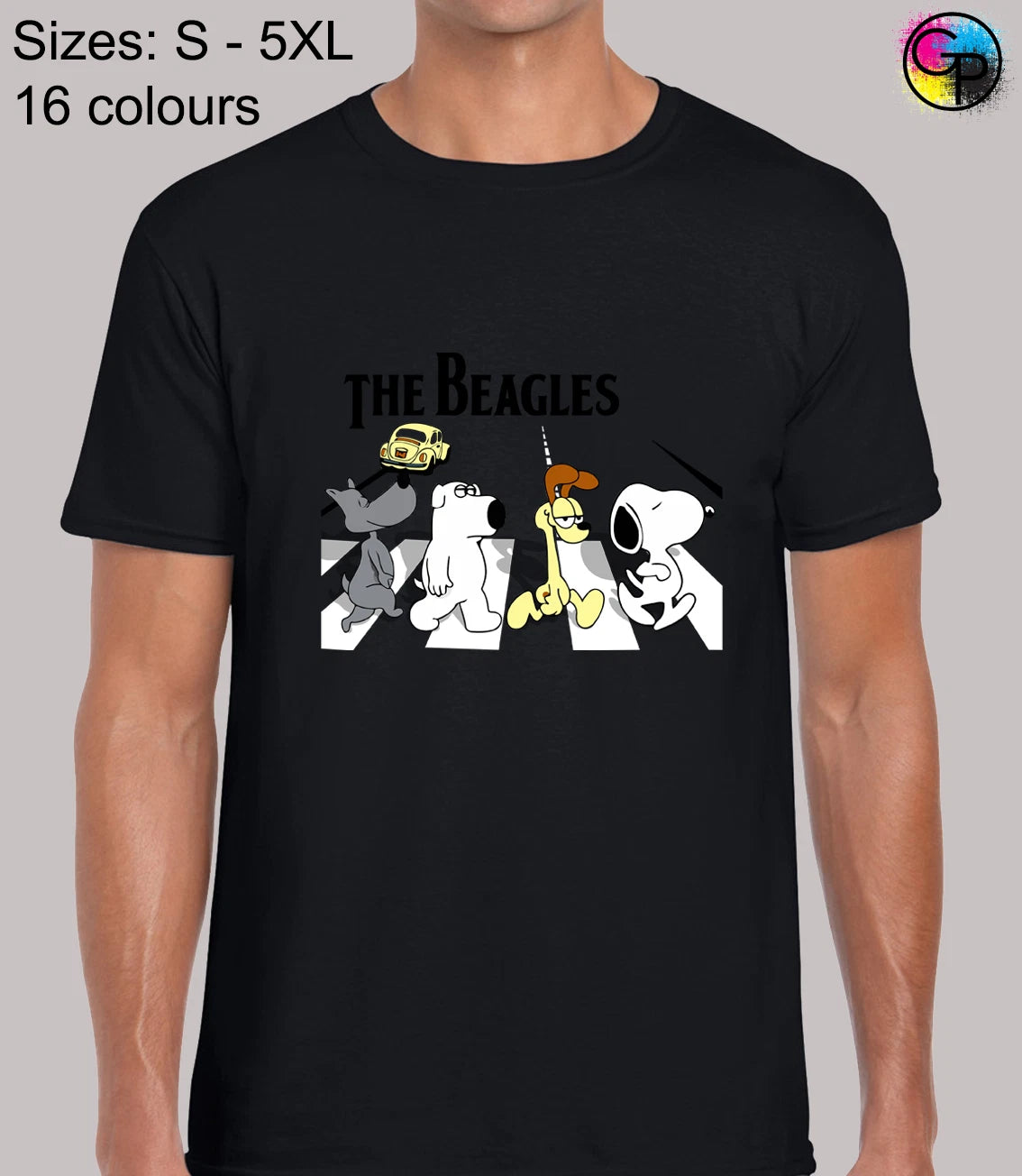 The Beagles Music Fan Funny Joke Regular Fit T-Shirt Top TShirt Tee for Men