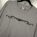Old Navy Vintage Y2K Grunge Surf Long sleeve Shirt Large Skate Tribal Tattoo 90s