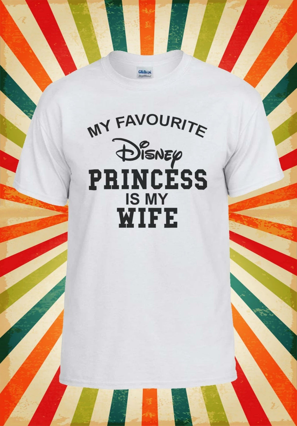 My Favourite Princess Is My Wife Men Women Vest Tank Top Unisex T Shirt 1670