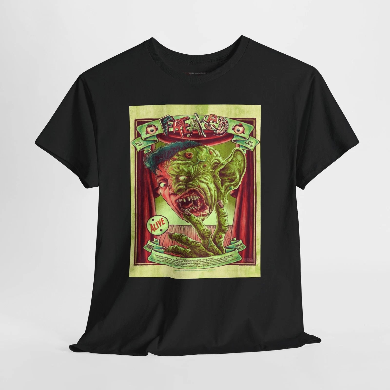 Freaked 1993 Retro Movie Poster Horror Unisex Graphic T-Shirt