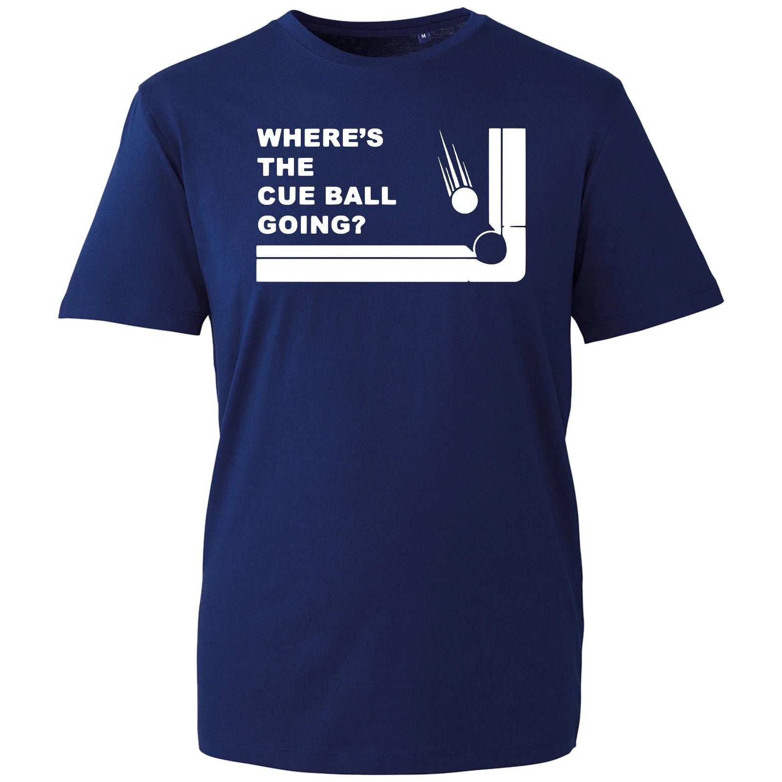 Where's The Cue Ball Going T-Shirt Snooker John Virgo Fans Inspired Funny Tee