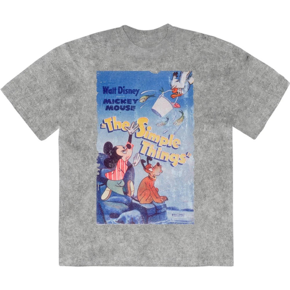 Disney Mickey The Simple Things Official T-Shirt Mens