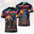 Maiden 2026 World Tour 3D Apparel Tshirt
