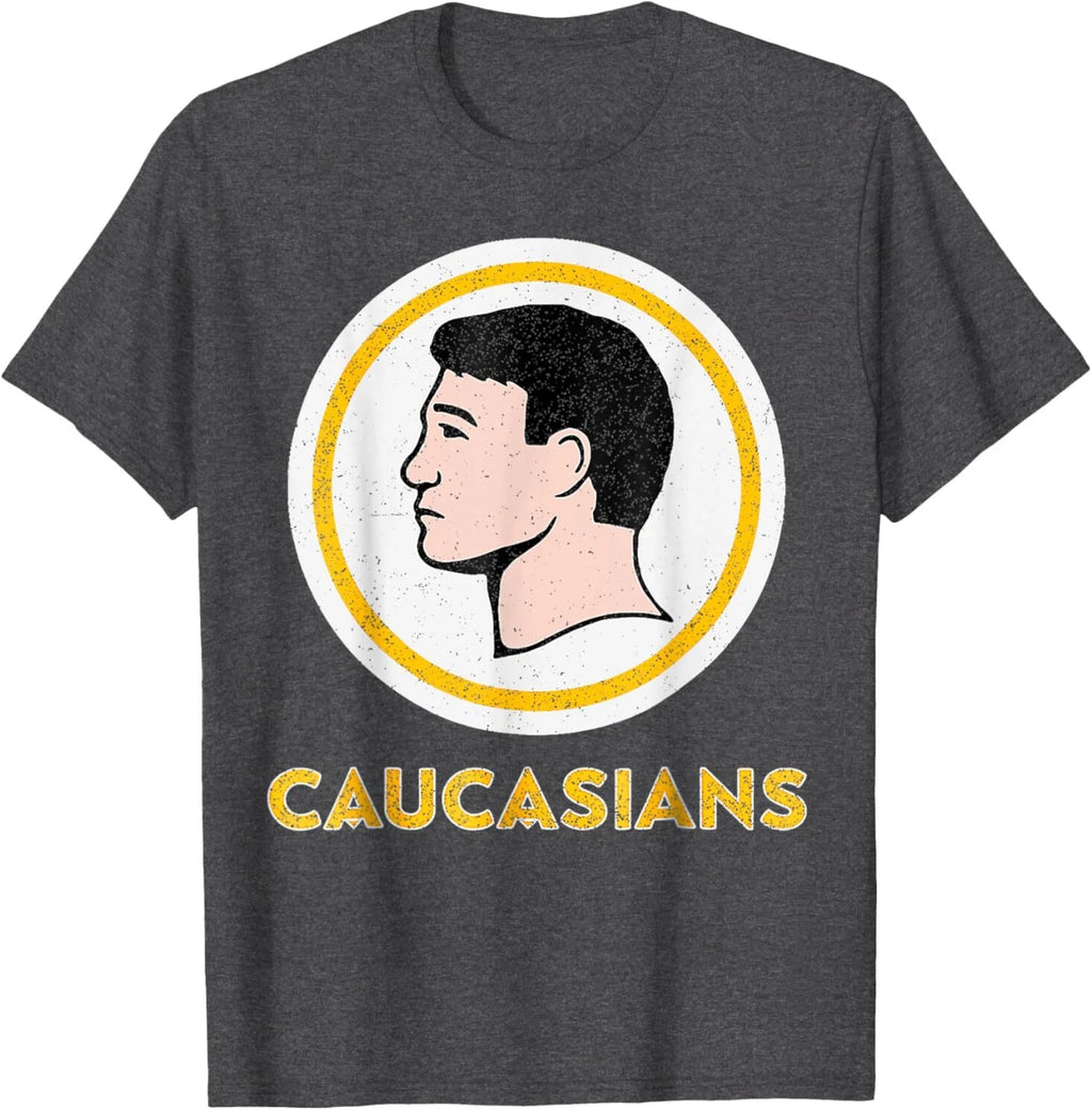 Caucasians Funny Vintage Caucasians Pride T-Shirt