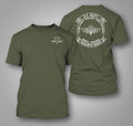 US Navy PR Parachute Rigger -  Custom Men's Back and front T-Shirt Tee