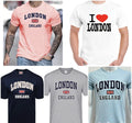 London England Unisex T-Shirt Union Jack Ts Trendy Great Britain Gift Souvenir