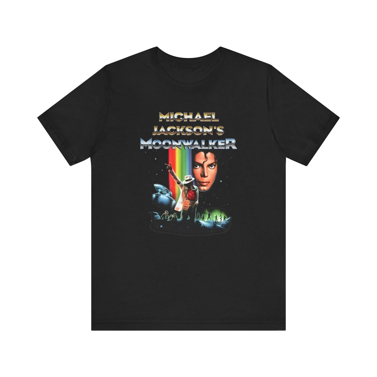 MJ Moonwalker Sega Genesis Retro Style Cover Art Unisex Jersey Short Sleeve Tee