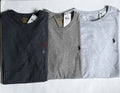 POLO Ralph LAUREN Men`s Crew-neck T-shirt CUSTOM SLIM Fit Blue Green M L XL 2XL