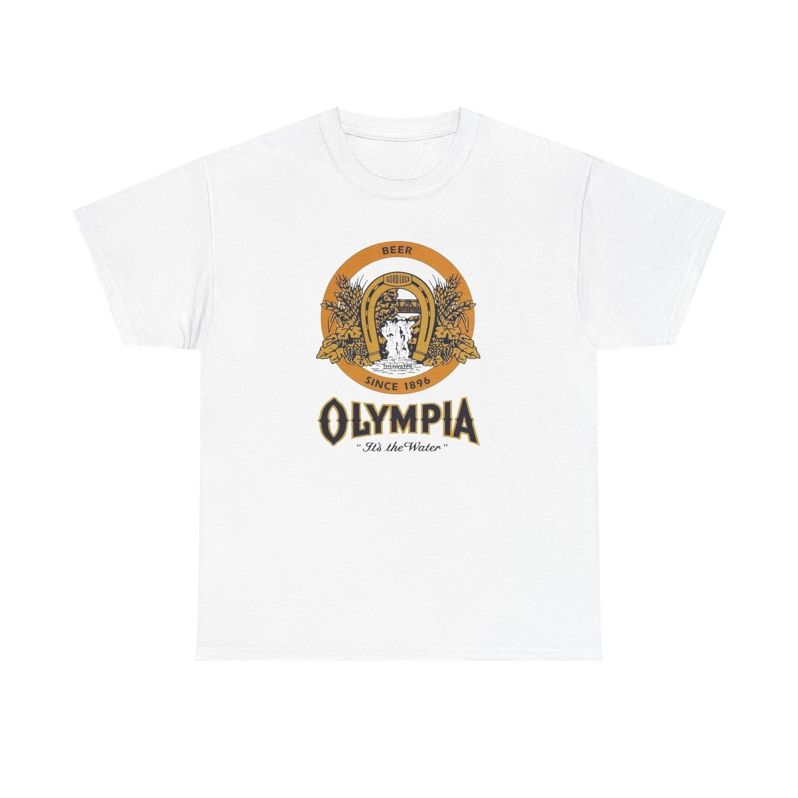 Olympia Beer Since 1896 "It's the Water" Pure Tum Water, Unisex T-Shirt