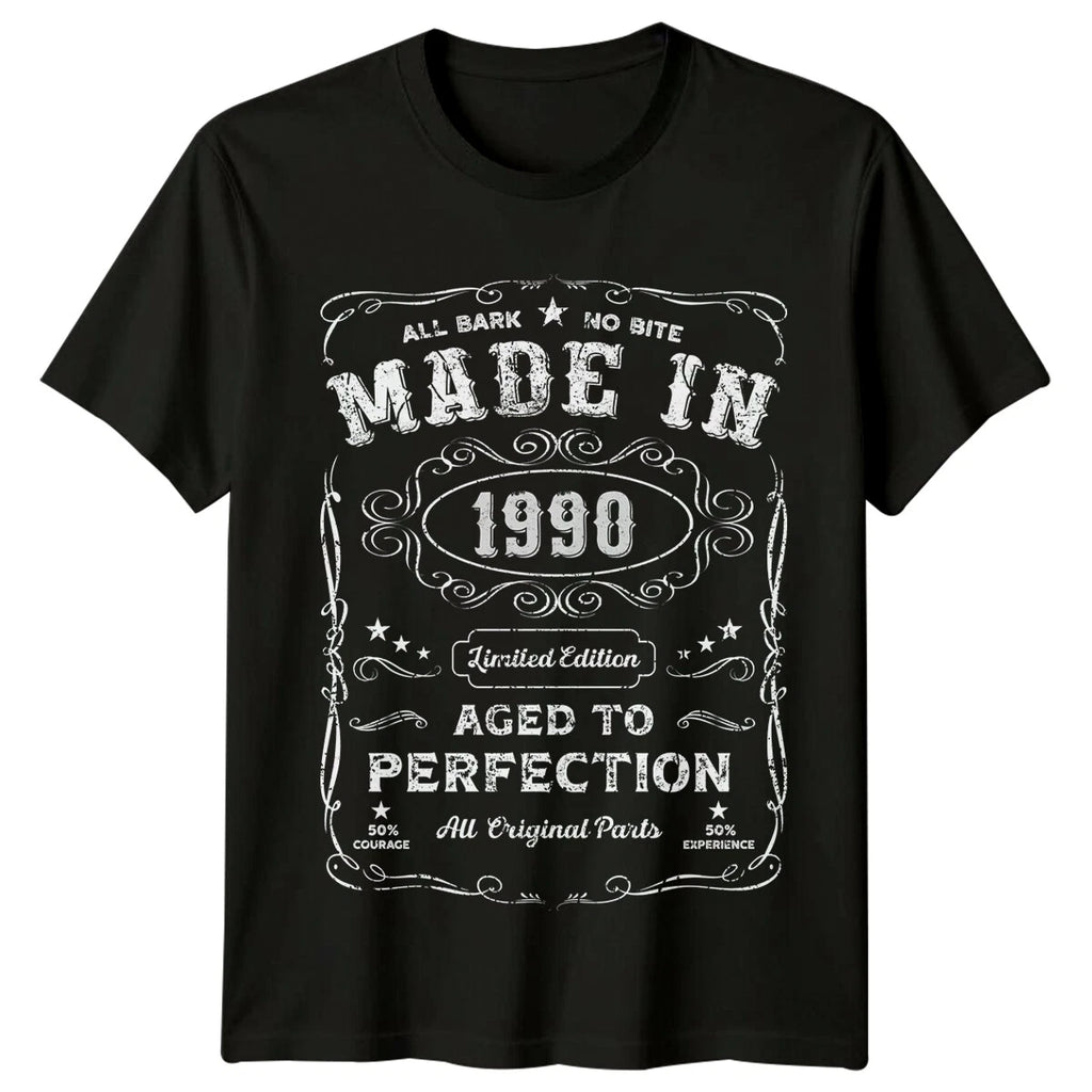 Made In 1990 Mens T Shirt 36th Birthday Gift Vintage thirty-six Year Old
