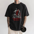 Make No Peace With Evil - Christ Is King In Metal Christian Streetwear T-Shirt
