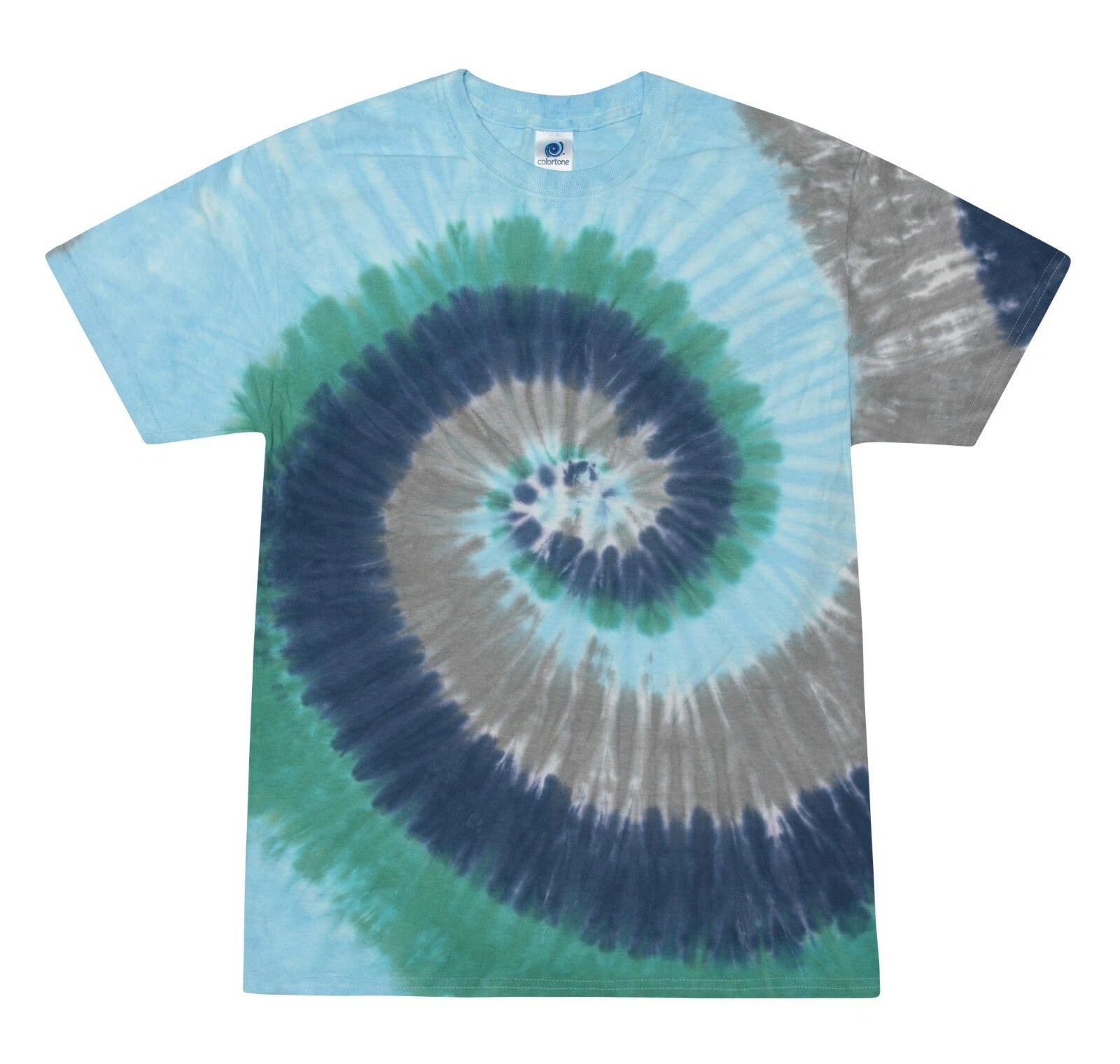 Earth Multi-Color Tie Dye T-Shirts Adult & Kids Sizes S to 5XL Cotton Colortone