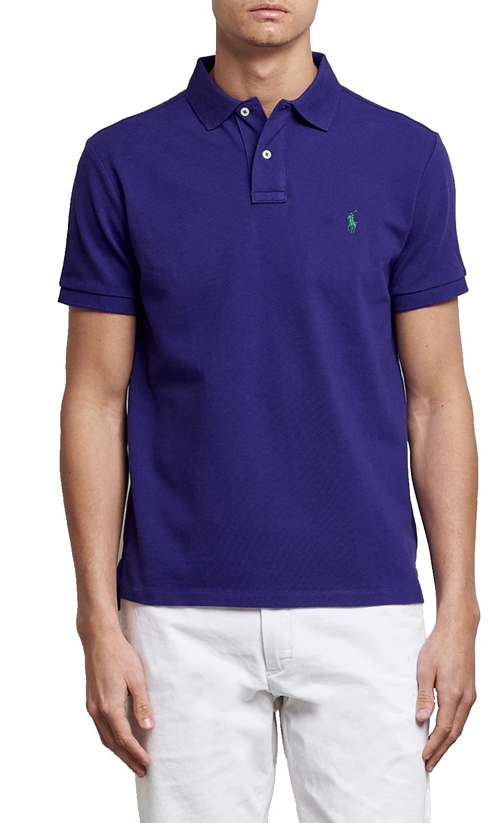 POLO RALPH LAUREN Classic Fit Polo Shirt Tee Polo Shirt Pony Tee Purple M