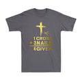 Christianity Jesus Cross Faith Bible Religious Funny Gift Men's Cotton T-Shirt