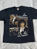 Vintage Jim Morrison The Doors Band Tee XL Black Double Sided Graphic Shirt Y2K