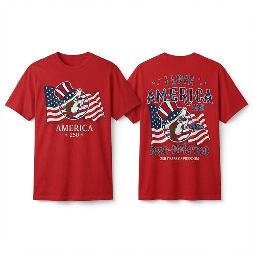 250th Anniversary America 4th of July 2026 Buc-ees T-Shirt