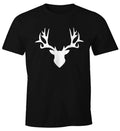 Men's T-Shirt Deer Antlers FunShirt Moonworks®