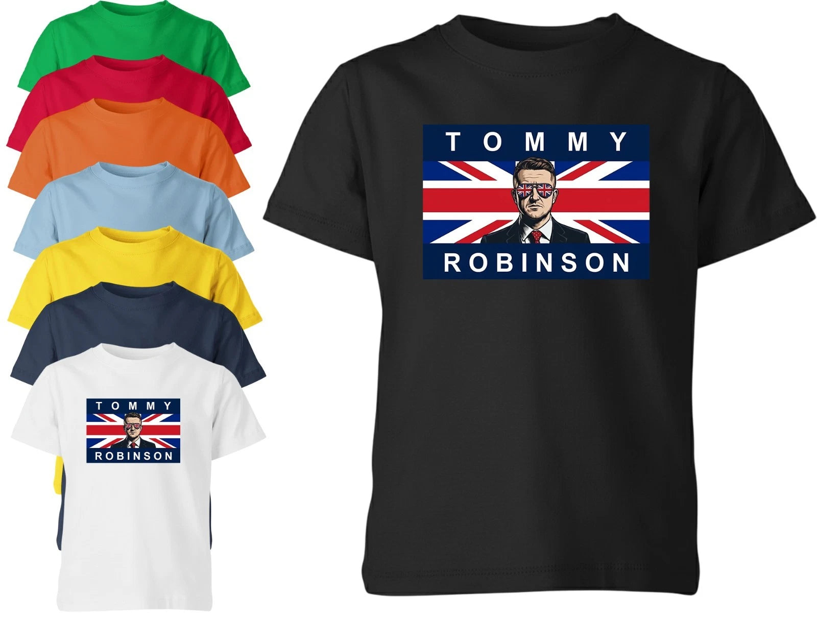 Tommy Robinson Right Wing Politics Unisex T-Shirt Unite The Kingdom Gift Top Tee