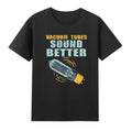 Tubes Sound Better Guitar Amplifier Guitarists Valve Funny Graphic Men's T-Shirt
