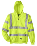 Berne Men's Berne Hi-Vis Class 3 Lined Hooded Sweatshirt - HVF021