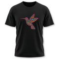 Huichol Hummingbird T-Shirt | Vibrant Mexican Folk Art Bird Graphic Tee