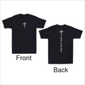Faith Over Fear Christian Bible Faith Cross Front and Back Print Men's T-Shirt