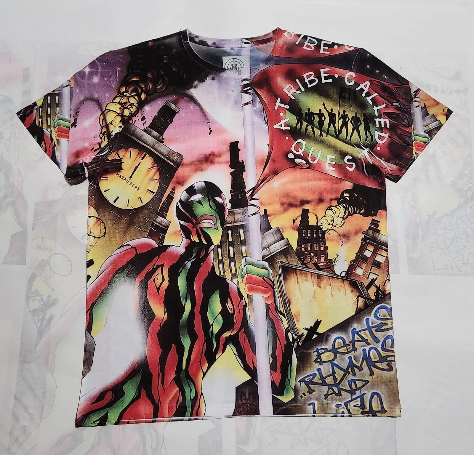 Custom A Tribe Called Quest Beats , Rhymes , and Life Sublimated Shirt