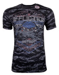 AFFLICTION Men's T-shirt CK BASILONE Navy Lava Wash Motorcycle Biker MMA S-4XL